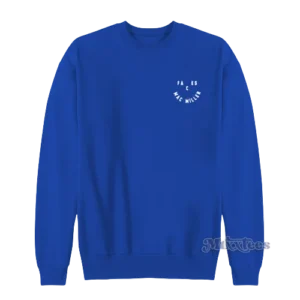 Faces Smile Mac Miller Sweatshirt Blue