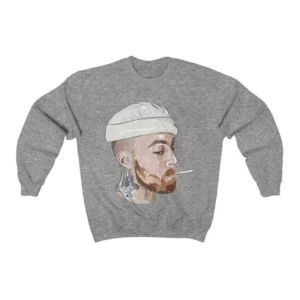 Gray Mac Miller Sweatshirt