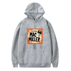 Grey Mac Miller Hoodie