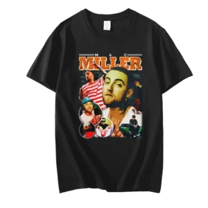 Mac Miller Album Circles Fashion Streetwear T-shirt