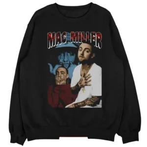 Mac Miller College Design Singer Sweatshirt