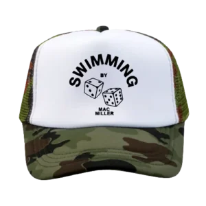 Mac Miller Dad Hat Swimming Print Hat