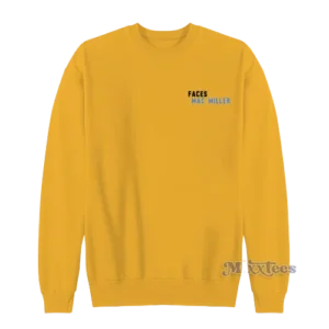 Mac Miller Faces Sweatshirt Yellow