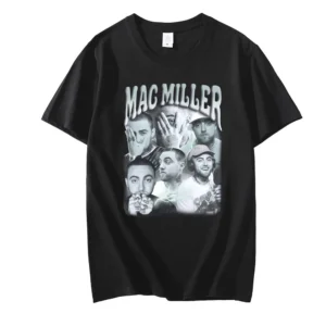 Mac Miller Graphic Oversized T Shirt Black